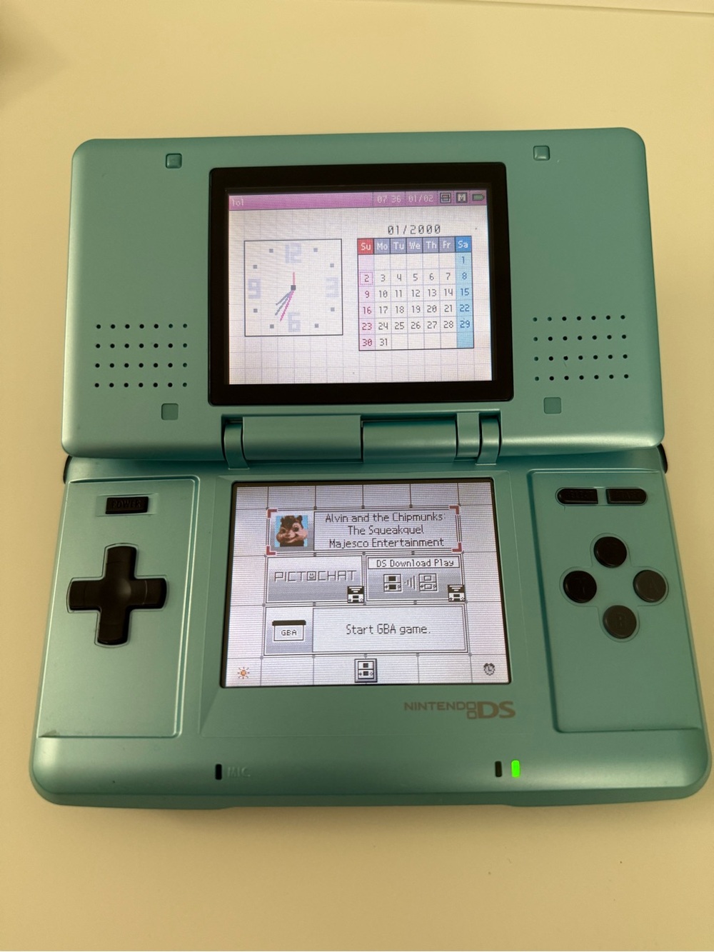 Original Nintendo DS (NTR-001) Console
In Teal Blue | Tested And Working |
